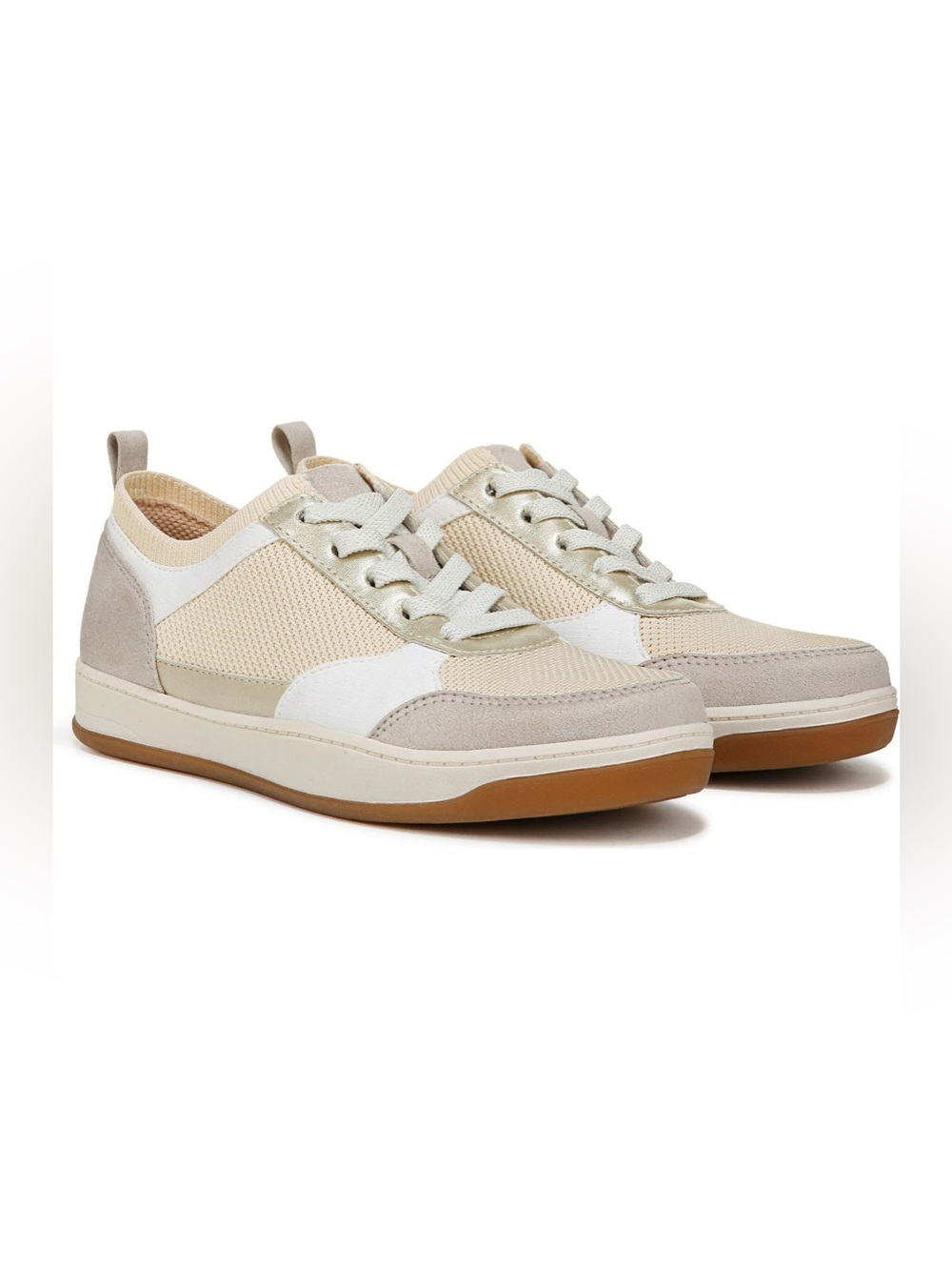 NEW LifeStride Dynamic Sneakers Women’s size 7.5 Wide Width Sand Slip-On Shoes